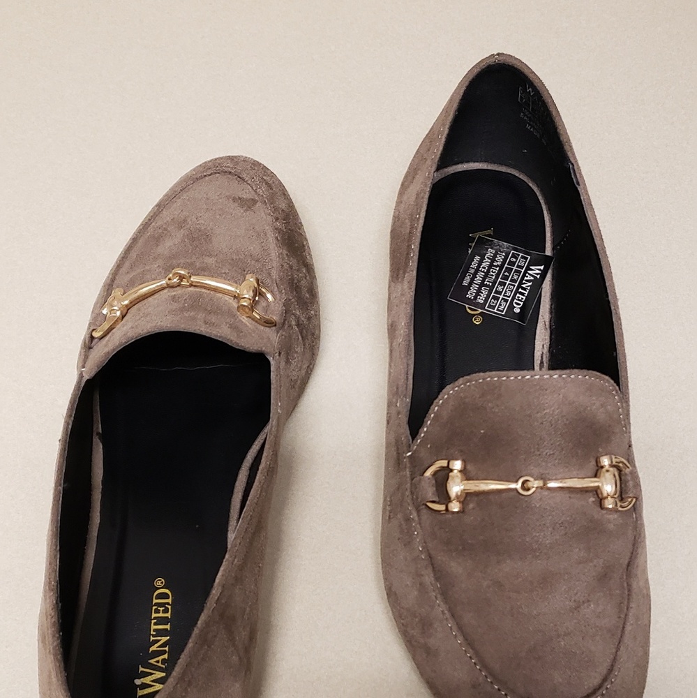 WANTED suede loafers